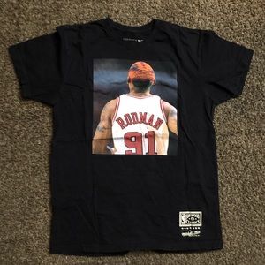 mitchell and ness rodman shirt